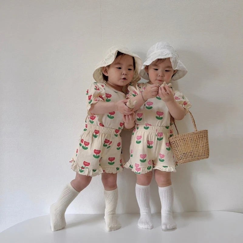 Tulip Top & Shorts Set