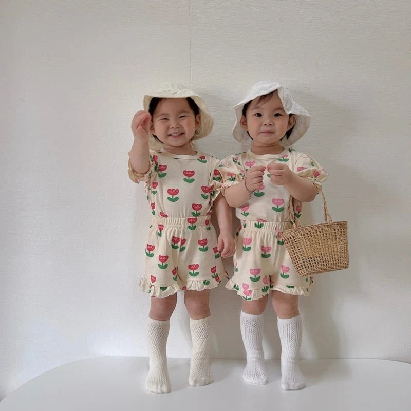 Tulip Top & Shorts Set