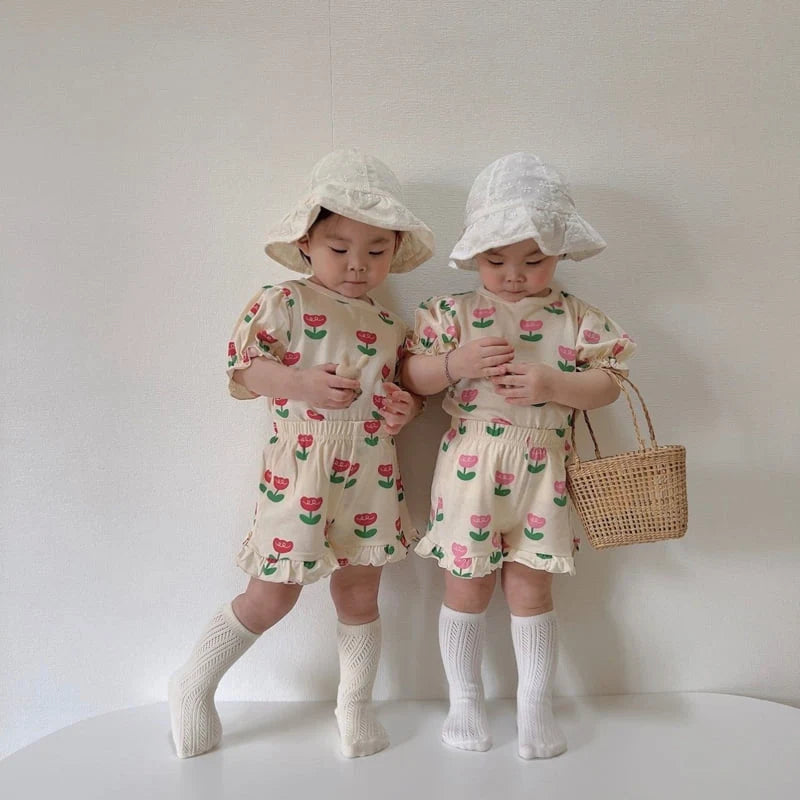 Tulip Top & Shorts Set