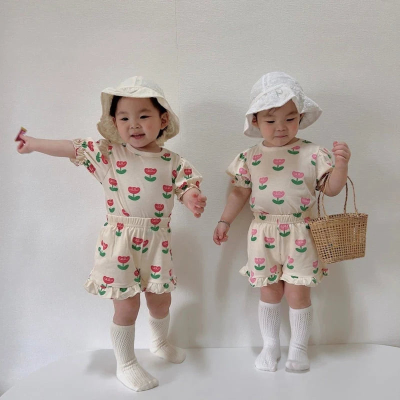 Tulip Top & Shorts Set