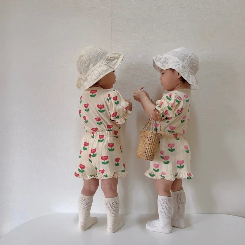 Tulip Top & Shorts Set
