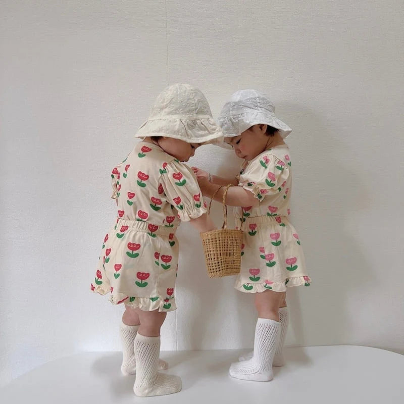 Tulip Top & Shorts Set