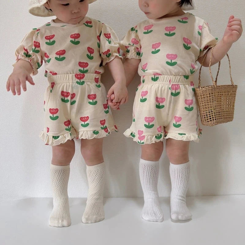Tulip Top & Shorts Set