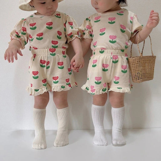 Tulip Top & Shorts Set