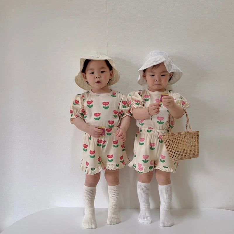 Tulip Top & Shorts Set